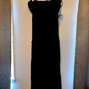Black Strapless Summer Dress, Size 2X